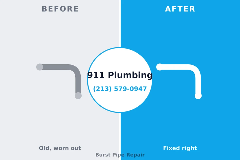 Before and after: plumbing company Plainwell, MI